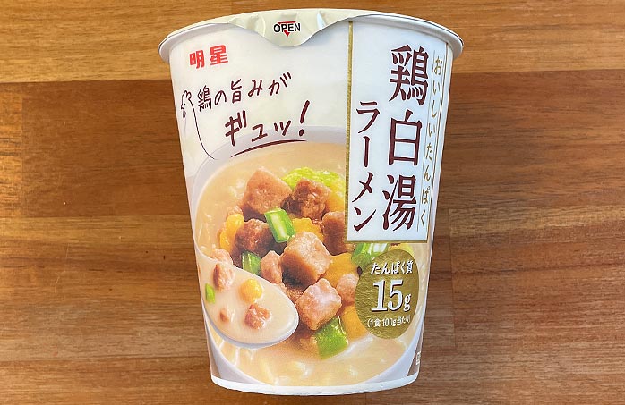 おいしいたんぱく 鶏白湯ラーメン パッケージ