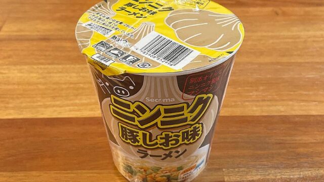 【セイコーマート】ニンニク豚しお味ラーメン