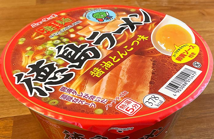 凄麺 徳島ラーメン醤油とんこつ味 パッケージ