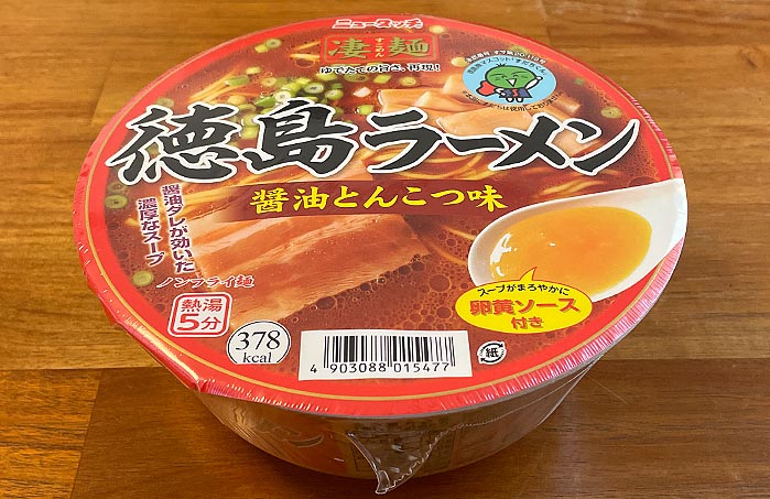 凄麺 徳島ラーメン醤油とんこつ味