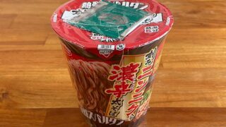 熱烈スパルタン 刻みニンニク入り 濃辛 太そば
