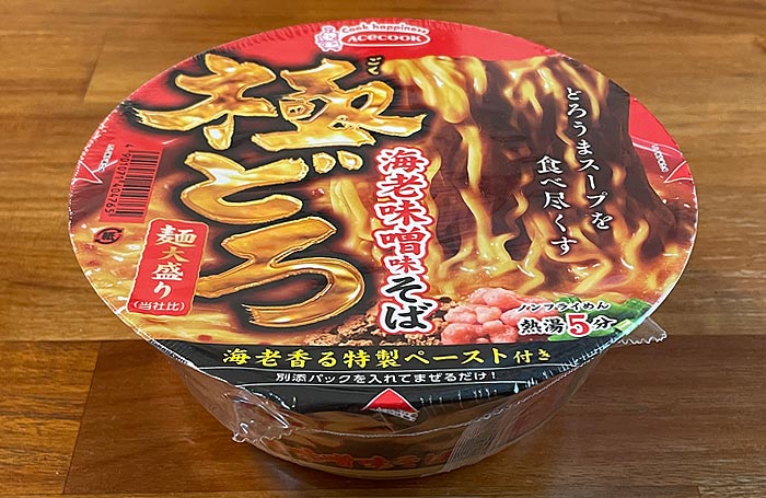 極どろ 海老味噌味そば 麺大盛り