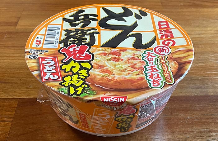 日清のどん兵衛 鬼かき揚げうどん