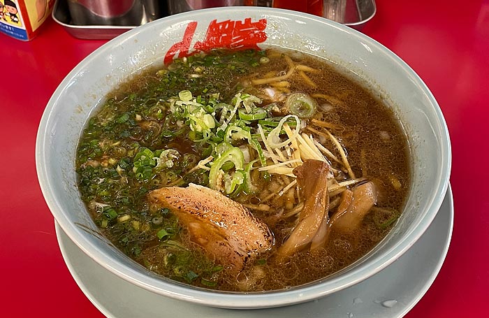 山岡家 たっぷり生姜醤油ラーメン