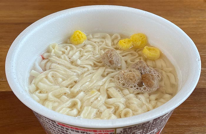 あじわい鶏だんごうどん