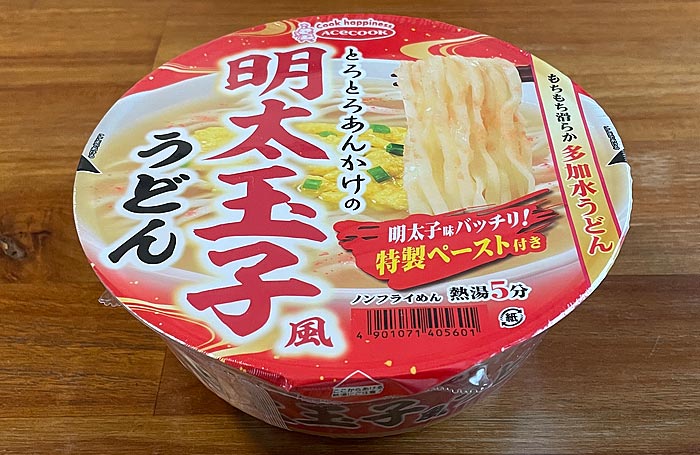 とろとろあんかけの明太玉子風うどん