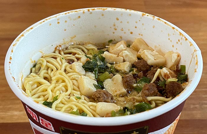 中華三昧 四川飯店 麻婆豆腐麺