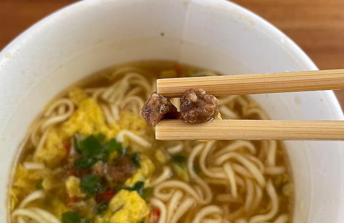 ご当地×御出汁 仙台牛粉末仕立て 牛テールスープ風ラーメン