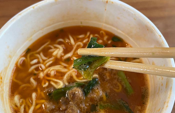 モード学園コラボ 辛DEMO幸 ハニーバター風旨辛チゲラーメン