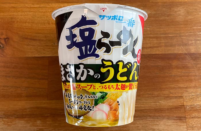 サッポロ一番 塩らーめん まさかのうどん!?