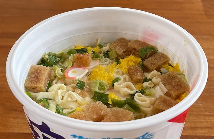 サッポロ一番 塩らーめん まさかのうどん!?