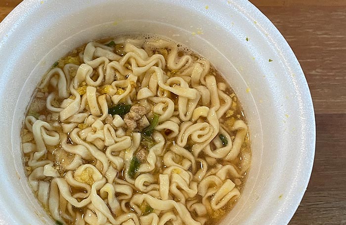 スーパーカップ1.5倍 鶏たま風甘コクだしうどん