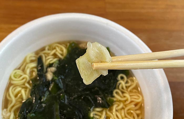 わかめラーメン×プチッと鍋 寄せ鍋味