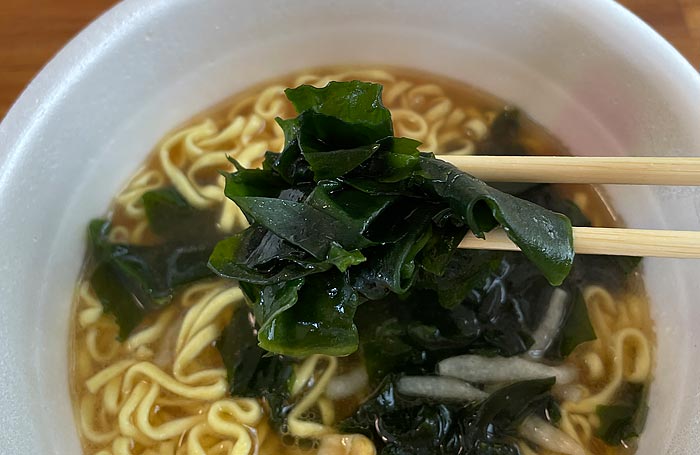 わかめラーメン しじみだし・みそ