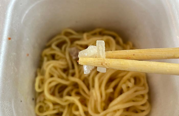 パスタdeモッチッチ カルボナーラ風