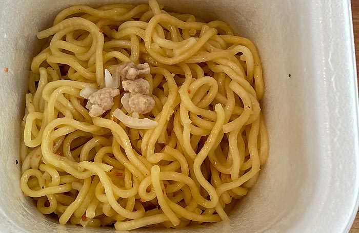 パスタdeモッチッチ カルボナーラ風