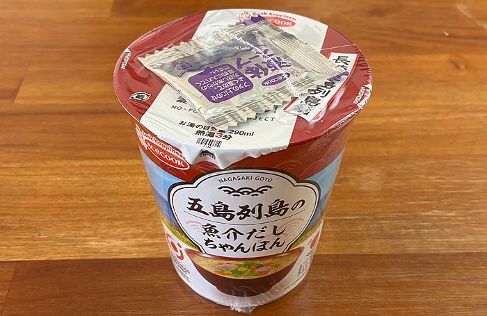 もったいないをおいしいに 五島列島の魚介だしちゃんぽん