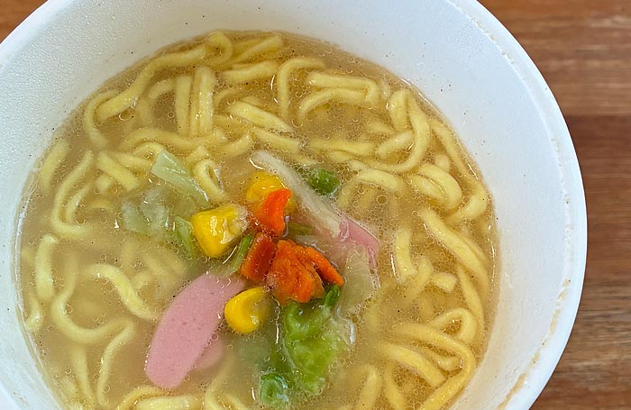 もったいないをおいしいに 五島列島の魚介だしちゃんぽん