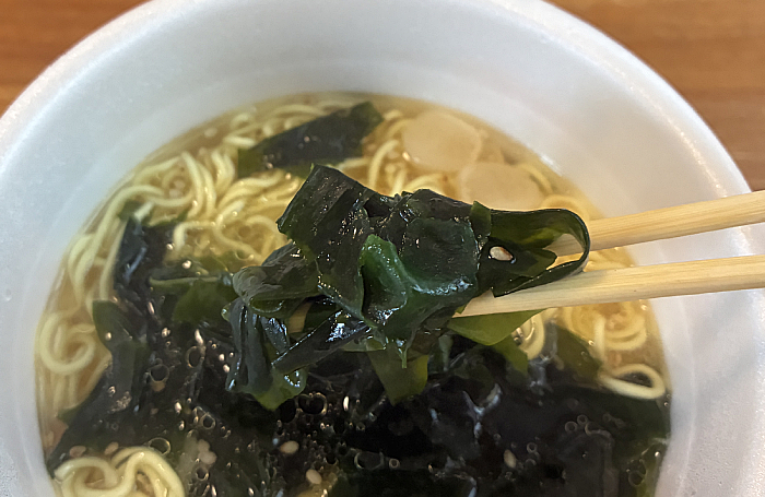 わかめラーメン 北海道産ホタテだし塩