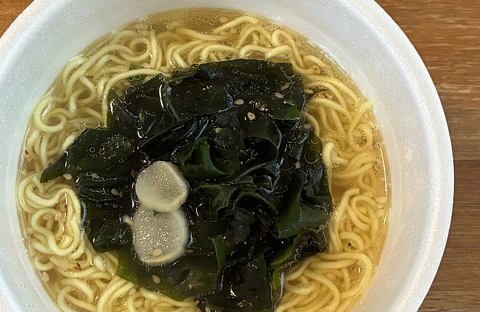わかめラーメン 北海道産ホタテだし塩