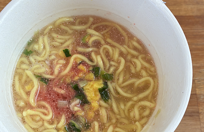 ファミマ たらこ味塩ラーメン