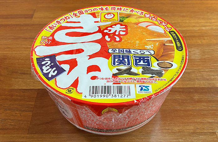 マルちゃん 全国味くらべ 赤いきつねうどん 関西