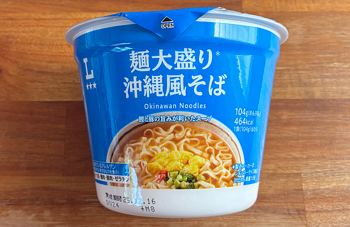 ローソン 麺大盛り 沖縄風そば