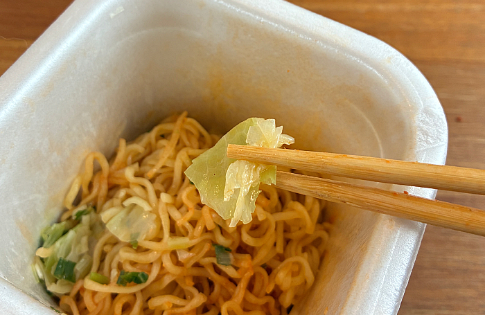 たらこバター味焼そばモッチッチ
