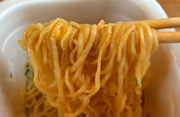 たらこバター味焼そばモッチッチ
