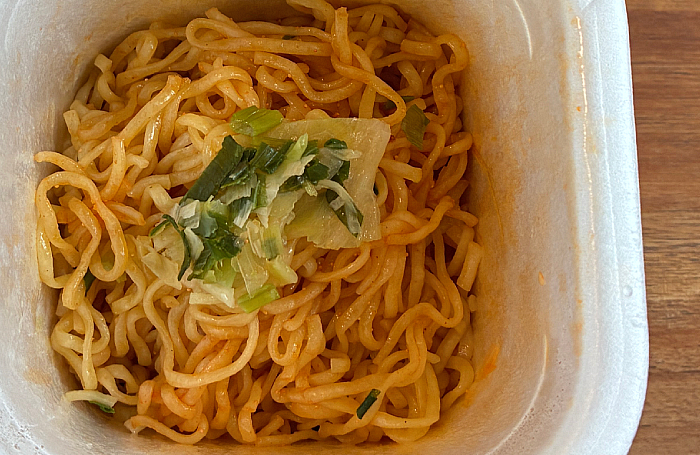 たらこバター味焼そばモッチッチ
