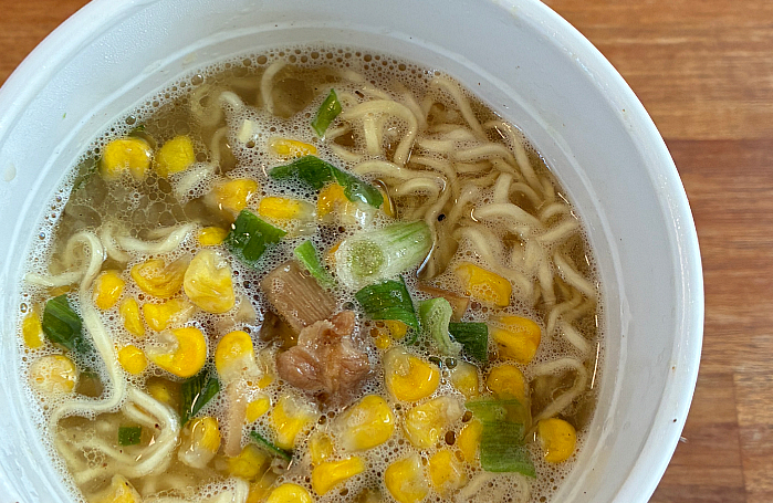 函館麺厨房あじさい コーン塩拉麺