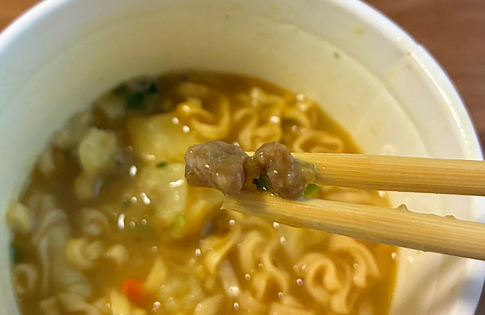 魔改造カップヌードル カレー