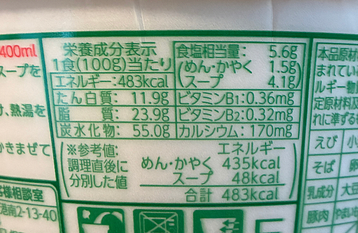 緑のたぬき天そば 45周年記念商品 東