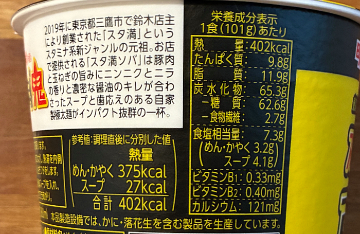 元祖スタミナ満点らーめん すず鬼監修 背徳ニンニク醤油 今だけタマゴ入り
