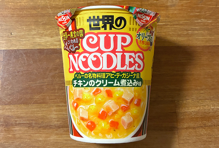 カップヌードル ペルー式チキンのクリーム煮込み味