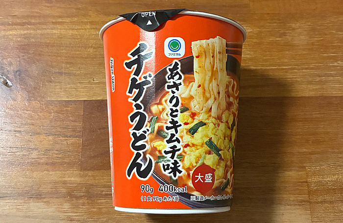 あさりとキムチ味チゲうどん