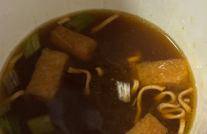 ファミマル だしの旨み鴨だしそば