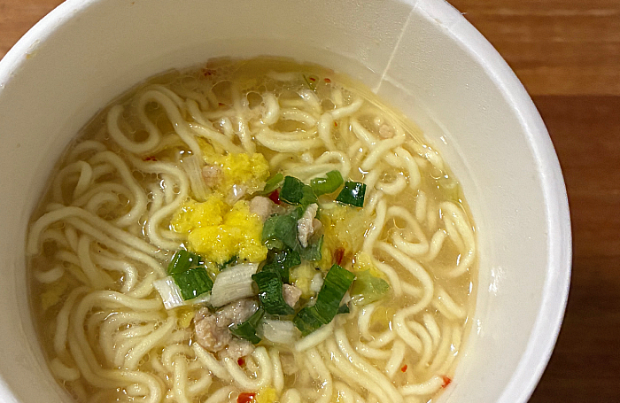 千年こうじや監修 八海山酒粕仕立て 鶏塩白湯ラーメン