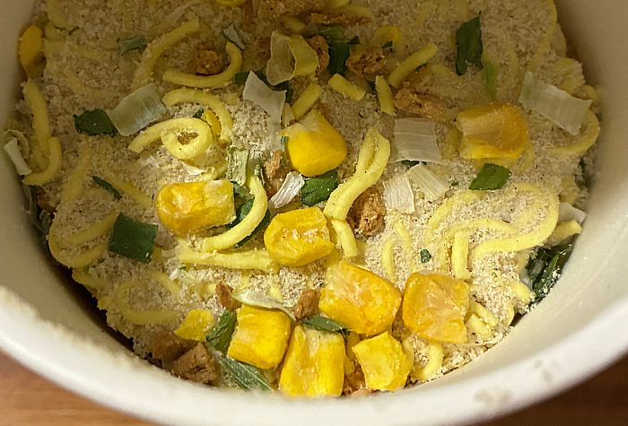 飲み干す一杯 コーン塩バター味ラーメン