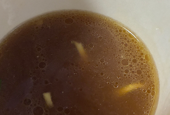 飲み干す一杯 ホタテだし醤油バター味ラーメン