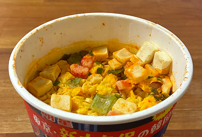 でりかおんどる監修 スンドゥブチゲ風ラーメン