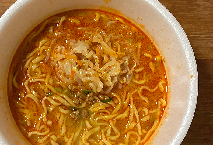 マルちゃん正麺 カップ もやし辛味噌