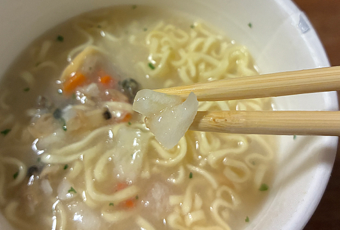 セブンプレミアム クラムチャウダー味ヌードル