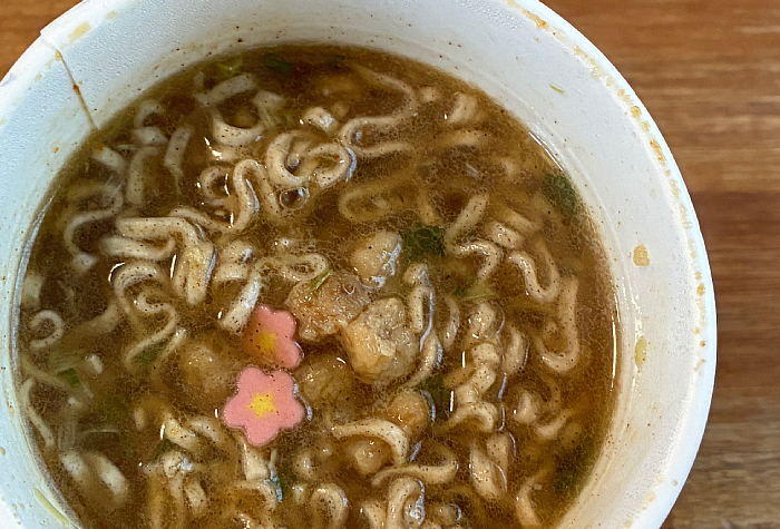 カップスター 鶏天そば