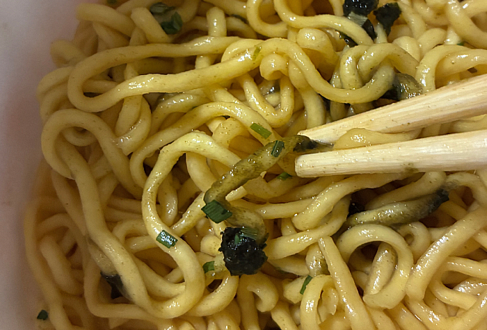 昆布水風まぜそば 鶏こく醤油味