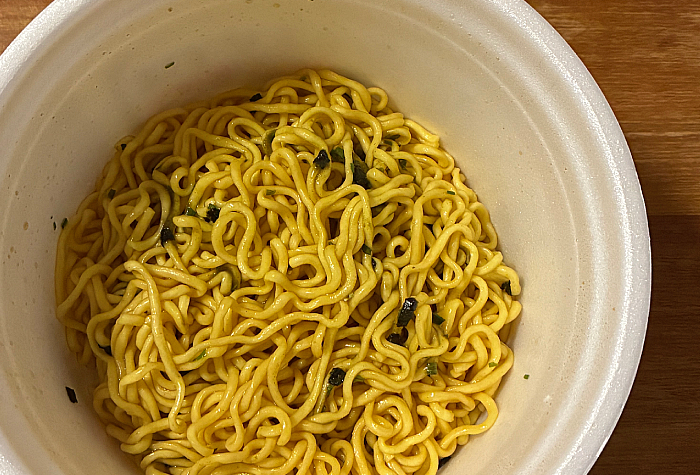 昆布水風まぜそば 鶏こく醤油味