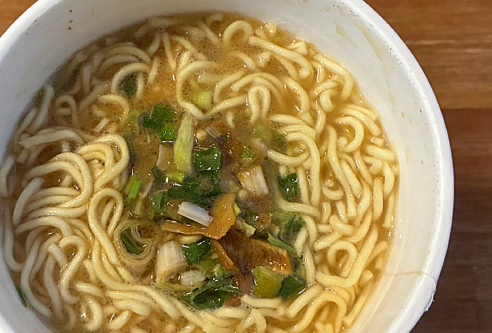 来来亭 背脂こってりラーメン葱盛り