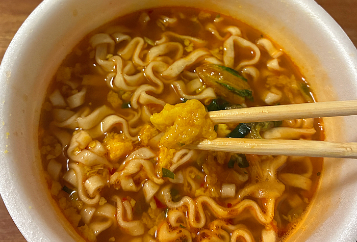 旨辛キムチチゲうどん