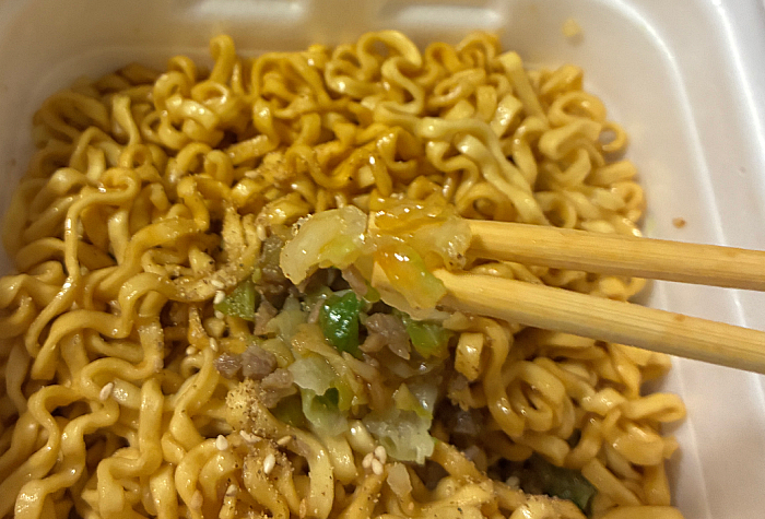 やきそば弁当 油そば風