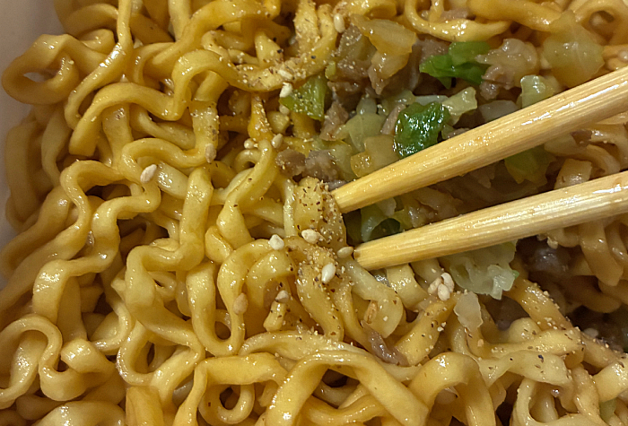 やきそば弁当 油そば風